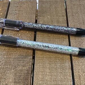 Pentel R.S.V.P. Glitter Ink Gel Pens - Black Ink, Sparkle Barrels (2 Pack)